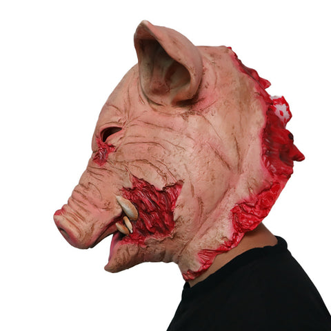 HalloweenRottenFaceScaryPigHeadLatexHeadgear-Veeddydropshipping-2