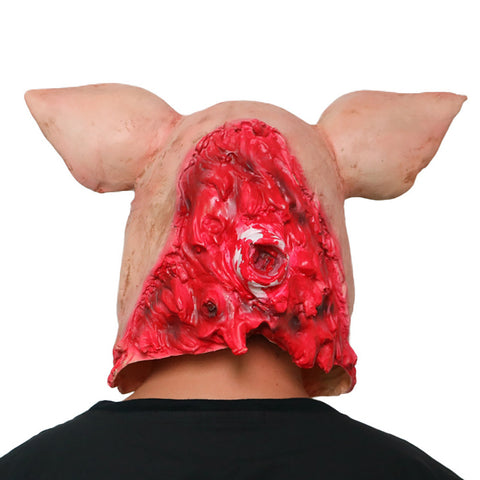 HalloweenRottenFaceScaryPigHeadLatexHeadgear-Veeddydropshipping-3