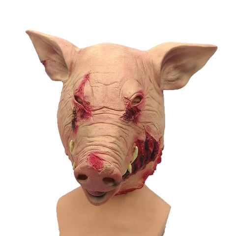 HalloweenRottenFaceScaryPigHeadLatexHeadgear-Veeddydropshipping-4