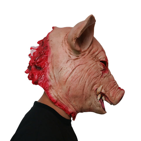 HalloweenRottenFaceScaryPigHeadLatexHeadgear-Veeddydropshipping-5