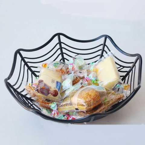 HalloweenSpiderWebCandyBowlDecorationFruitPlate-Veeddydropshipping-2