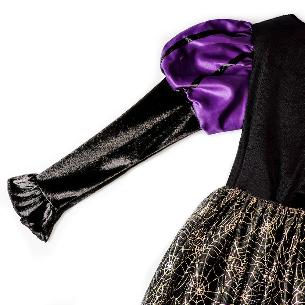 HalloweenSpiderWitchKidsPartyPerformanceCostume-Veeddydropshipping-5