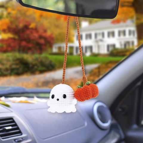HalloweenSpookyPumpkinAndGhostCarPendant-Veeddydropshipping-4
