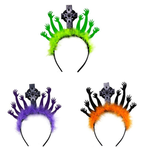 HalloweenZombieHandMedusaSnakeHeadpieceHairband-Veeddydropshipping-1