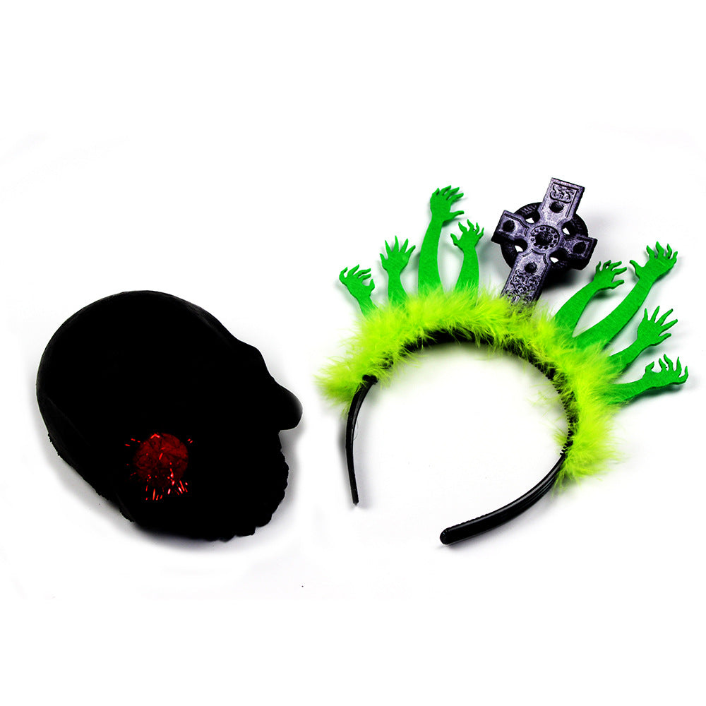 HalloweenZombieHandMedusaSnakeHeadpieceHairband-Veeddydropshipping-2