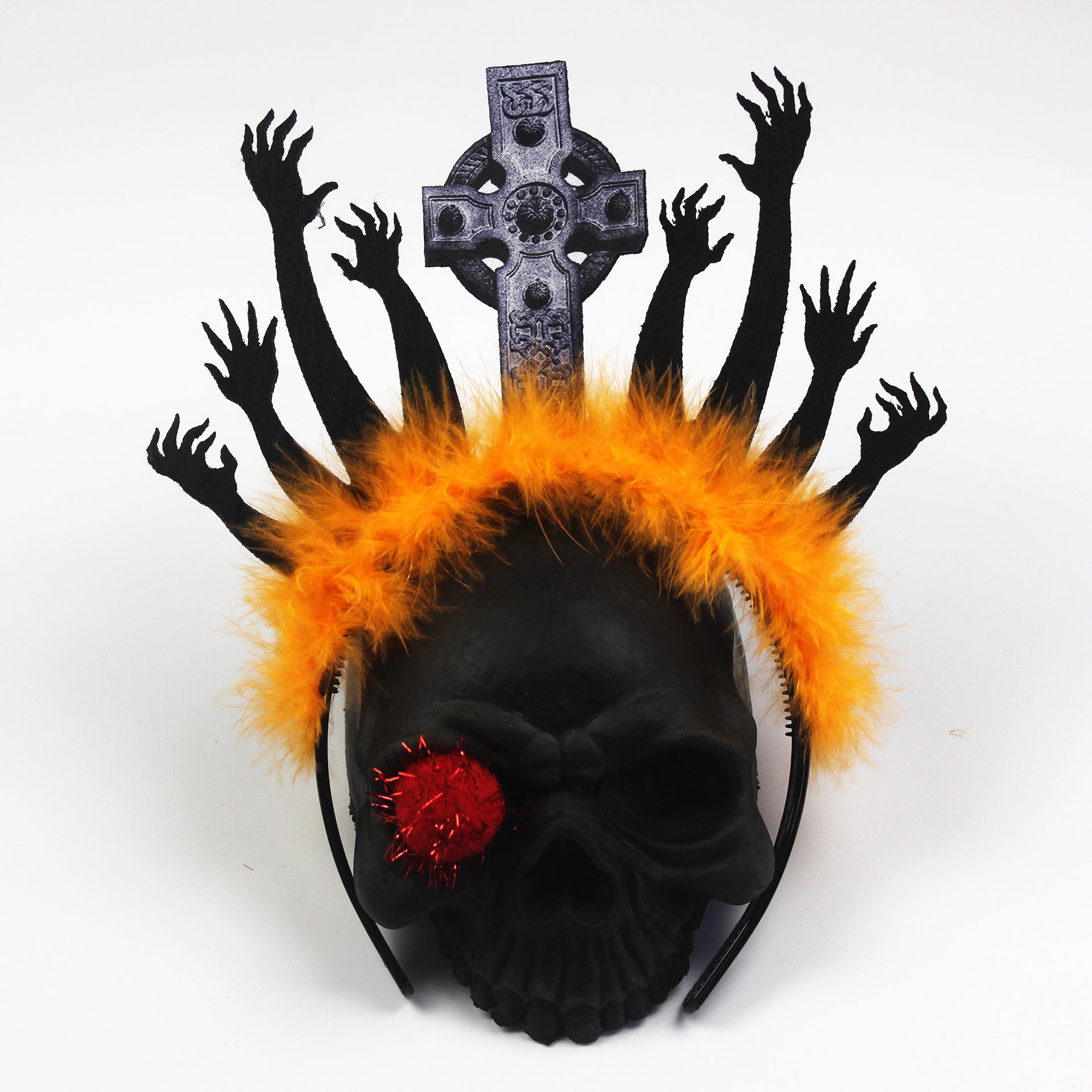 HalloweenZombieHandMedusaSnakeHeadpieceHairband-Veeddydropshipping-4