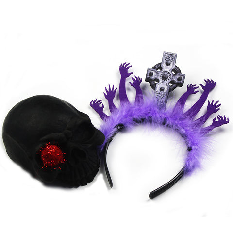 HalloweenZombieHandMedusaSnakeHeadpieceHairband-Veeddydropshipping-6