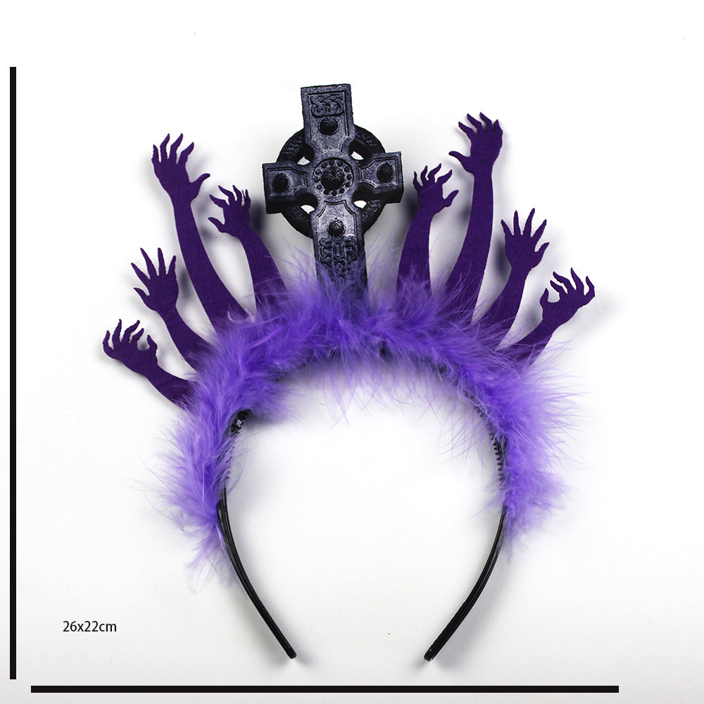 HalloweenZombieHandMedusaSnakeHeadpieceHairband-Veeddydropshipping-8