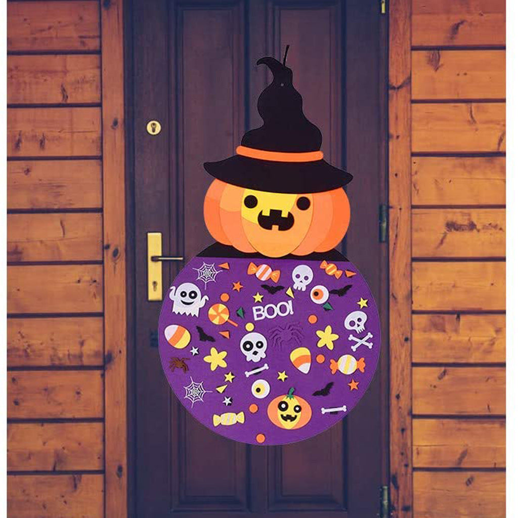 Halloweenpumpkinthree-dimensionalfeltdecorativetoys-Veeddydropshipping-4