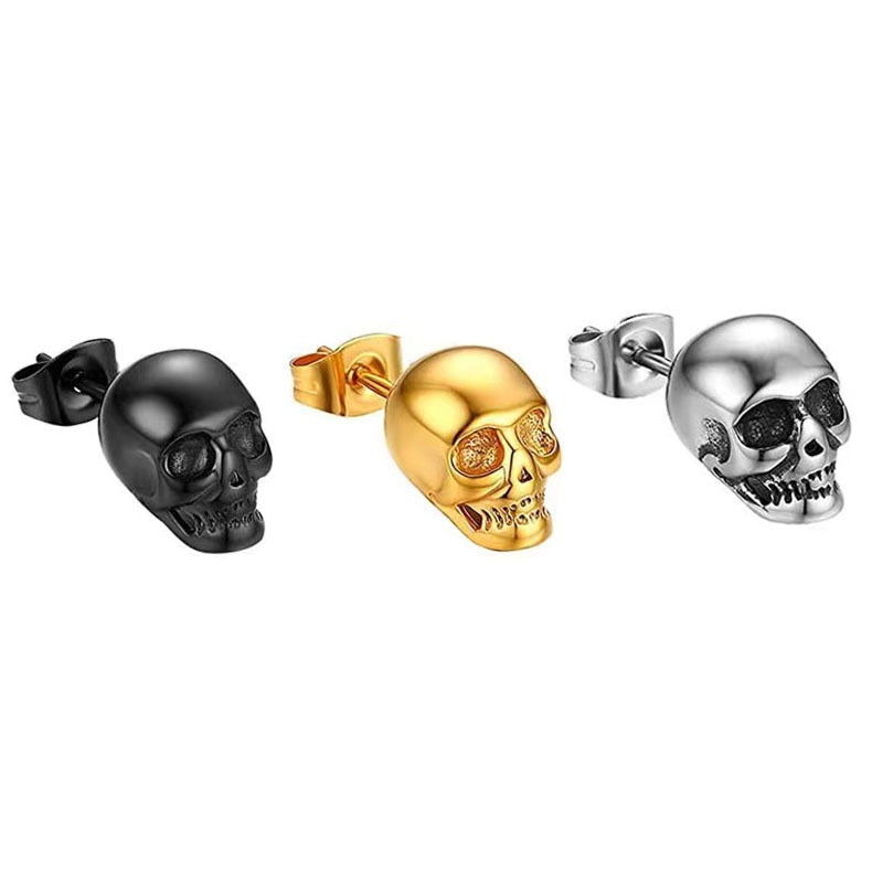 Halloweenskullvintageunisexstudearringsjewellery-Veeddydropshipping-5