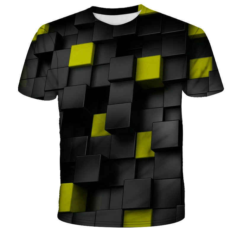 Kids Clothes Baby Boys Girl Summer 3D Pattern T-shit-Veeddydropshipping