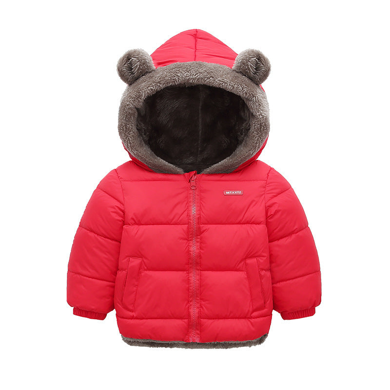 Kids Cotton Clothing Thickened Down Children Jacket-Veeddydropshipping