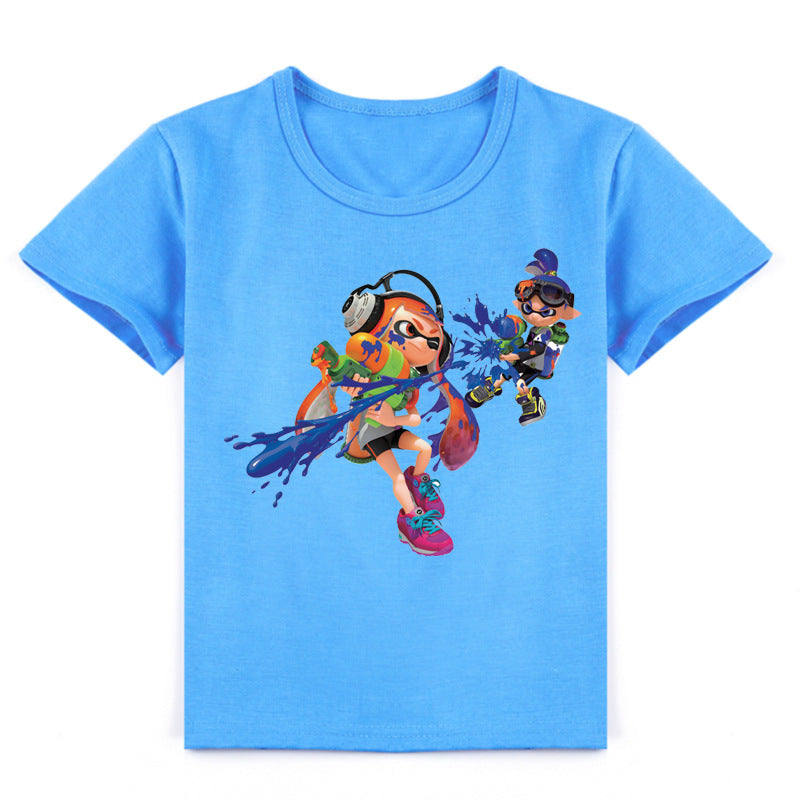 Kids Summer T-shirt Boys Girls Cute Cartoon Clothes-Veeddydropshipping-02