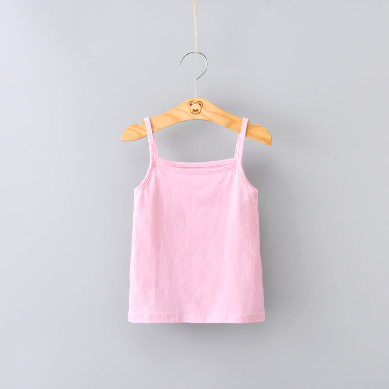 Kids T-Shirt Summer Infant Girl Sleeveless Undershirt-Veeddydropshipping