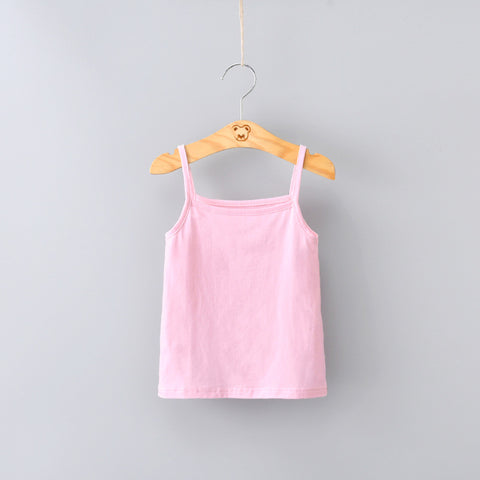Kids T-Shirt Summer Infant Girl Sleeveless Undershirt-Veeddydropshipping