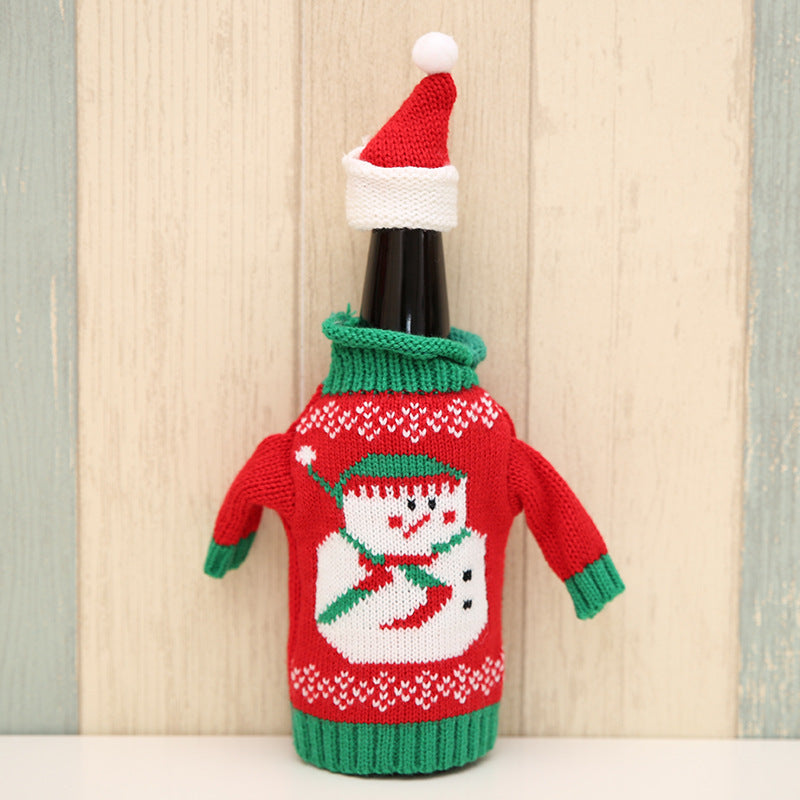    KnittedChristmasBottleSetSweaterRedWineBottleSet-Veeddydropshipping-6