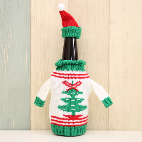    KnittedChristmasBottleSetSweaterRedWineBottleSet-Veeddydropshipping-7