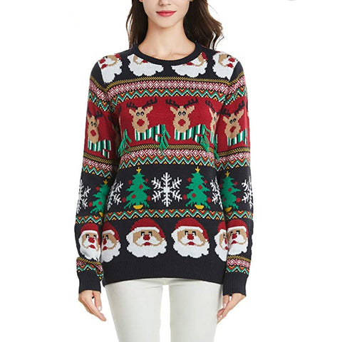       KnitwearEuropeanAndAmericanWinterLooseWomen_sChristmasSweaters-Veeddydropshipping-1