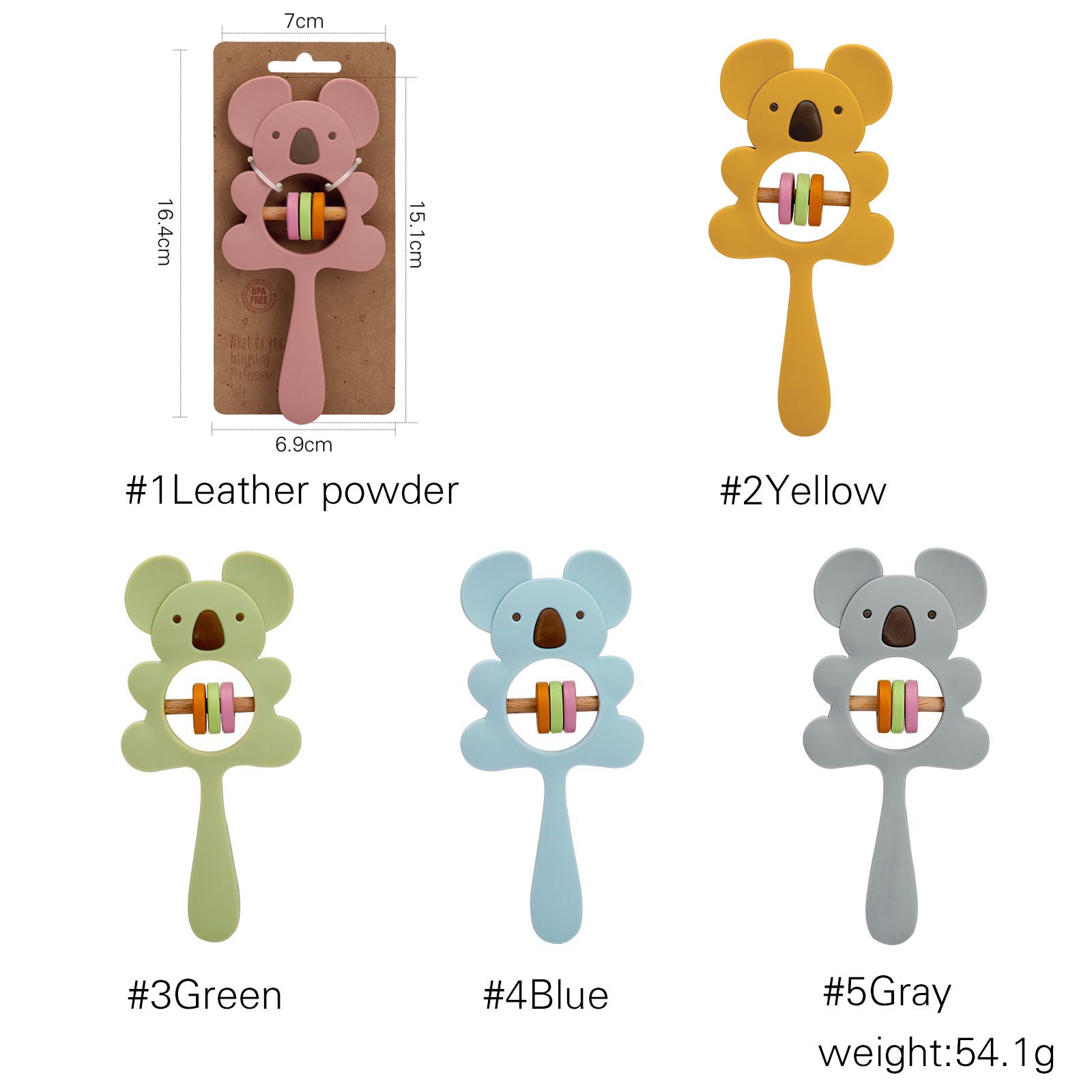 KoalaBabyHandGripBabyGnawableTeetherBabyToys-Veeddydropshipping-3