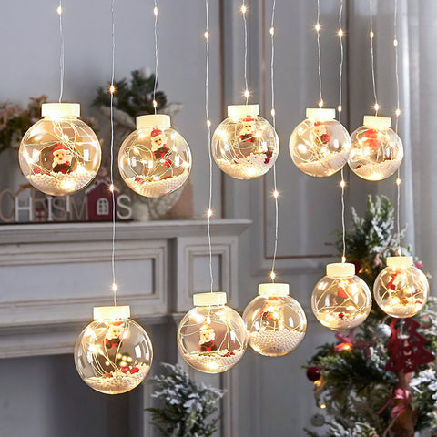   LEDChristmasWishingBallCurtainLightsSnowmanChristmasWindow-Veeddydropshipping-4