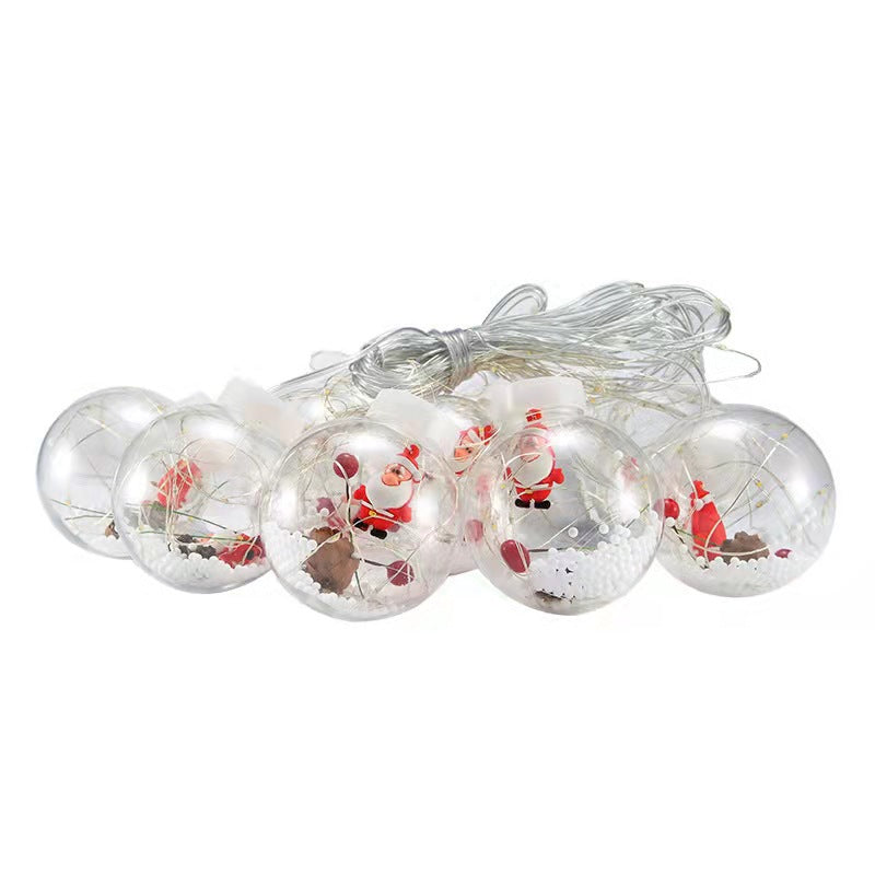    LEDChristmasWishingBallCurtainLightsSnowmanChristmasWindow-Veeddydropshipping-5