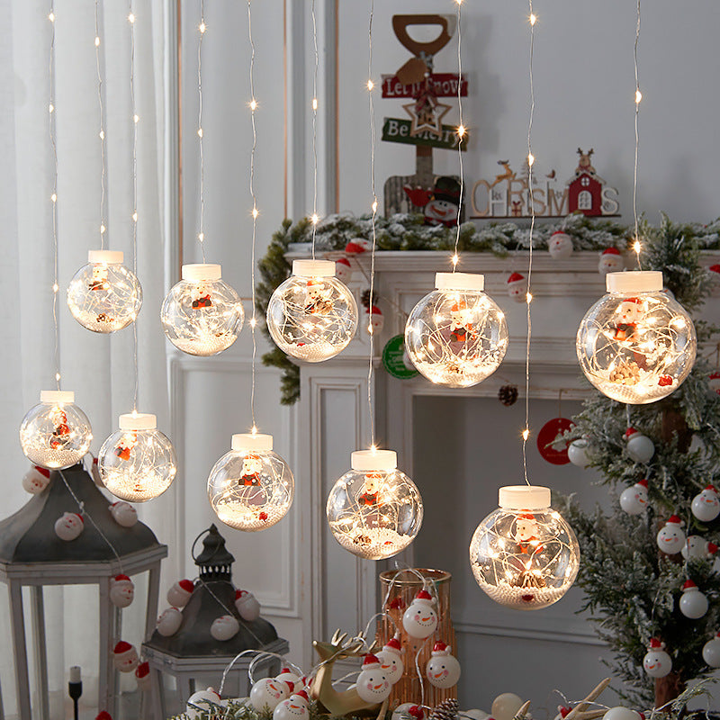    LEDChristmasWishingBallCurtainLightsSnowmanChristmasWindow-Veeddydropshipping-6