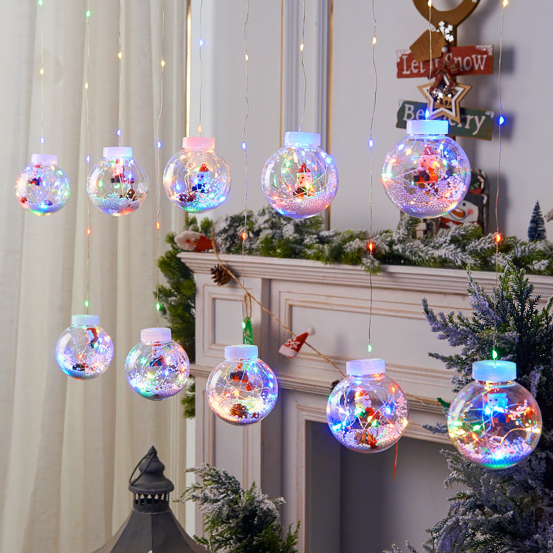    LEDChristmasWishingBallCurtainLightsSnowmanChristmasWindow-Veeddydropshipping-9