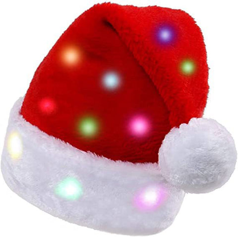       LEDLightsPlushKidsAdultChristmasHat-Veeddydropshipping-1