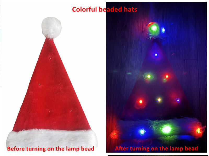       LEDLightsPlushKidsAdultChristmasHat-Veeddydropshipping-8