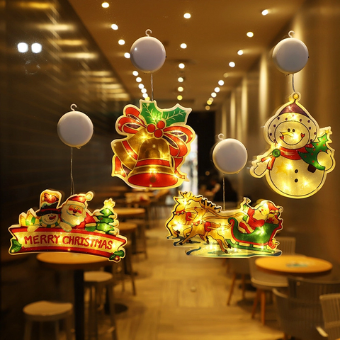     LedChristmasSuctionCupLightsChristmasWindowHangingLights-Veeddydropshipping-4
