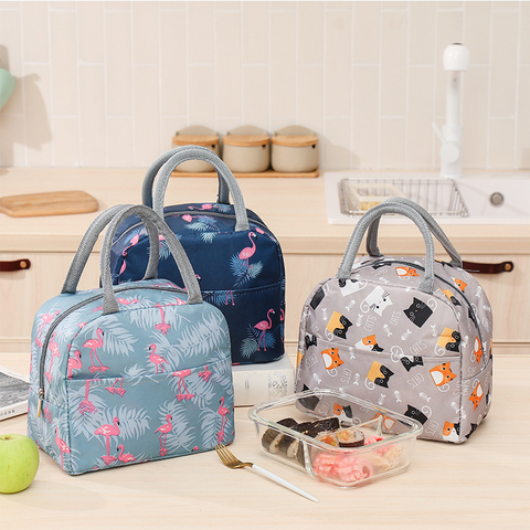 Lunch Box Bag Portable Aluminum Lunch Portable Bag Canvas Insulation Bag Camping-veeddydropshipping-1