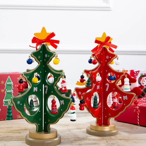       MiniChristmasTreeWoodenOrnamentWindowDisplay-Veeddydropshipping-4