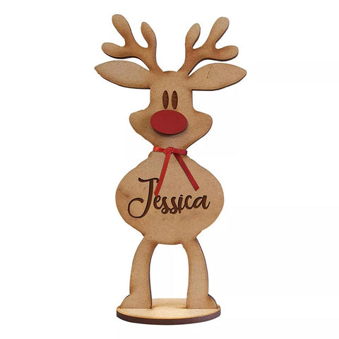    MooseFamilyDiyNameOrnamentFreestandingReindeerChristmasDecorationKeepsake-Veeddydropshipping-4