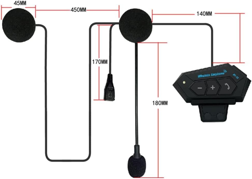 Motorcycle Helmet Bluetooth Headset-Veeddydropshipping