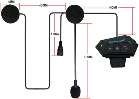 Motorcycle Helmet Bluetooth Headset-Veeddydropshipping