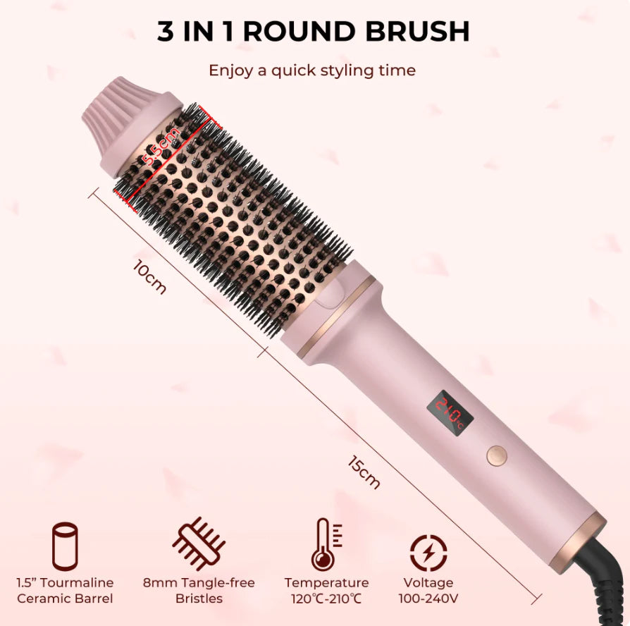 Multifunctional Hair Curler Straight Comb Thermal Brush-Veeddydropshipping