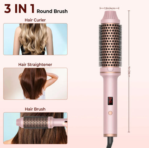 Multifunctional Hair Curler Straight Comb Thermal Brush-Veeddydropshipping