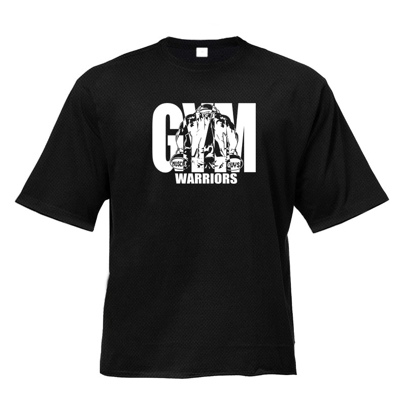 Men's Plus Size Loose Half Sleeve T-shirt Hip Hop Street Fit Fit T-shirt-Veeddydropshipping