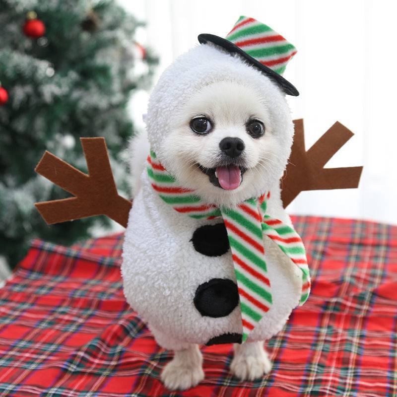     NewDogChristmasPetCostumeStandingSnowmanCostume-Veeddydropshipping-3