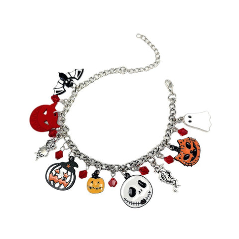 NicheWomenPersonalisedCreativePumpkinSkullBracelet-Veeddydropshipping-1