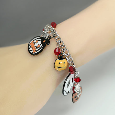 NicheWomenPersonalisedCreativePumpkinSkullBracelet-Veeddydropshipping-2