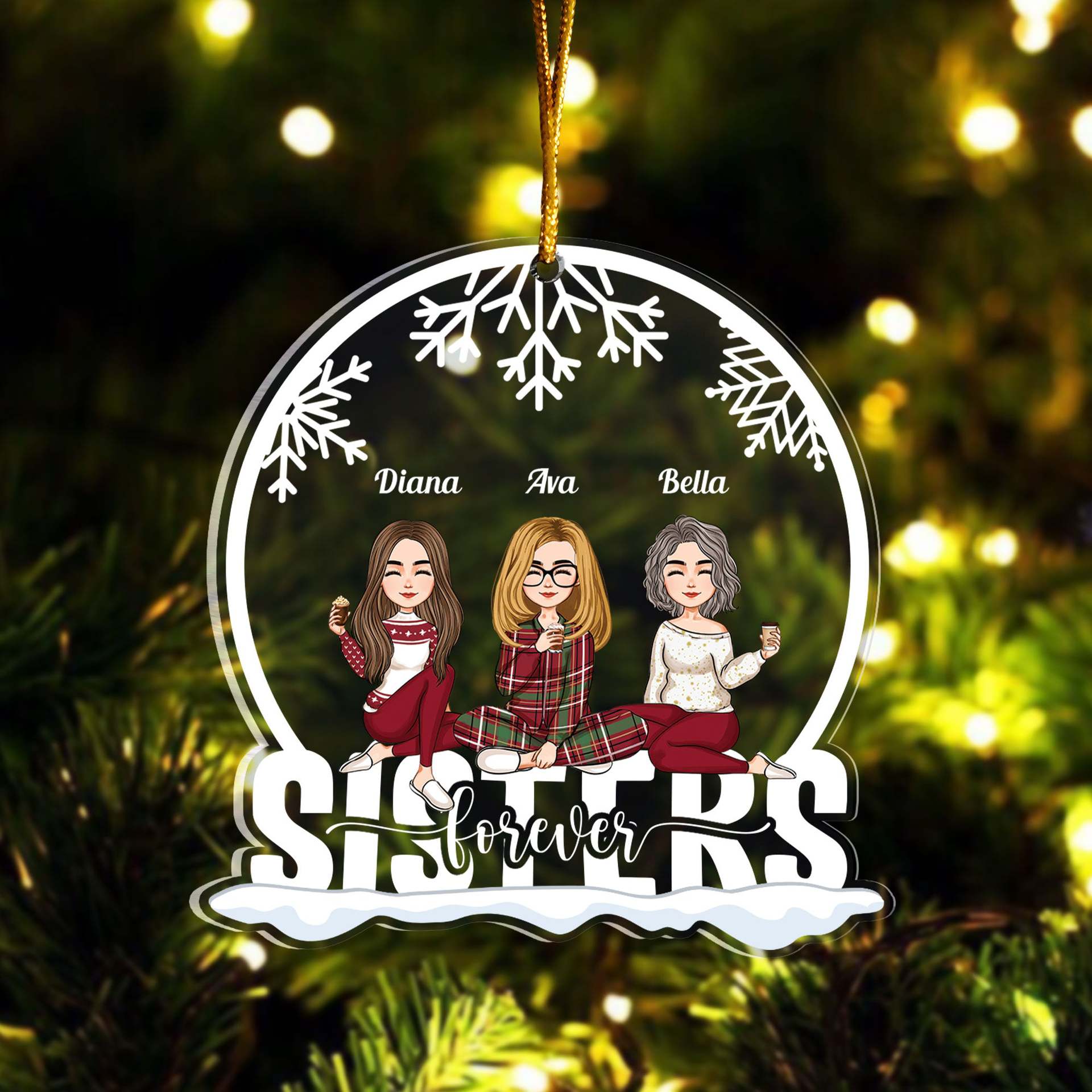    PersonalizedEngravedChristmasHanging2024ChristmasTreePartyDecoration-Veeddydropshipping-2