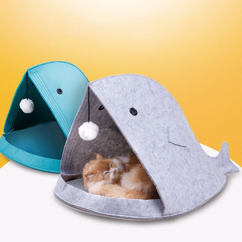 Pet Product Foldable Felt Pet Cats Dogs Nest-Veeddydropshipping-01
