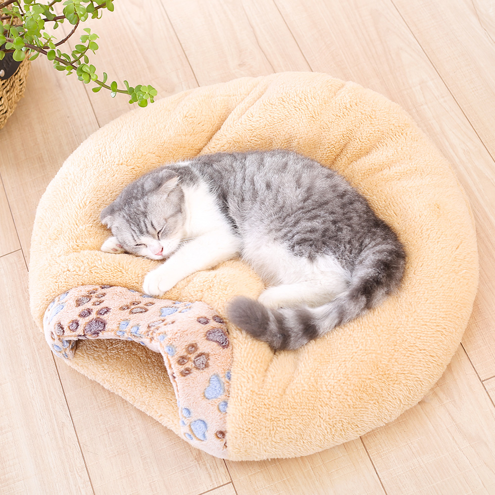 Pet Product winter Warm plush Pet Cats Nest-Veeddydropshipping-04