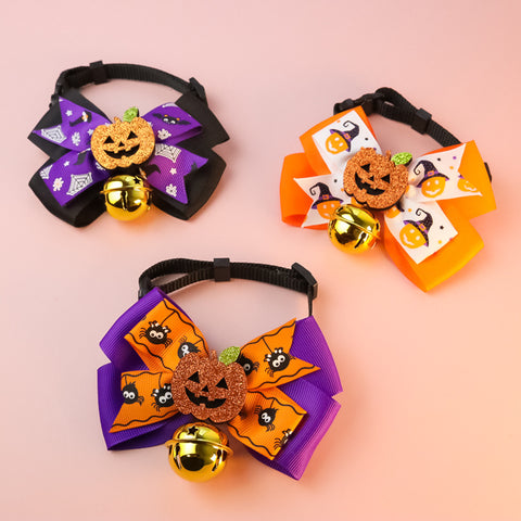 PetPumpkinBowTiewithBellJewellery-Veeddydropshipping-1