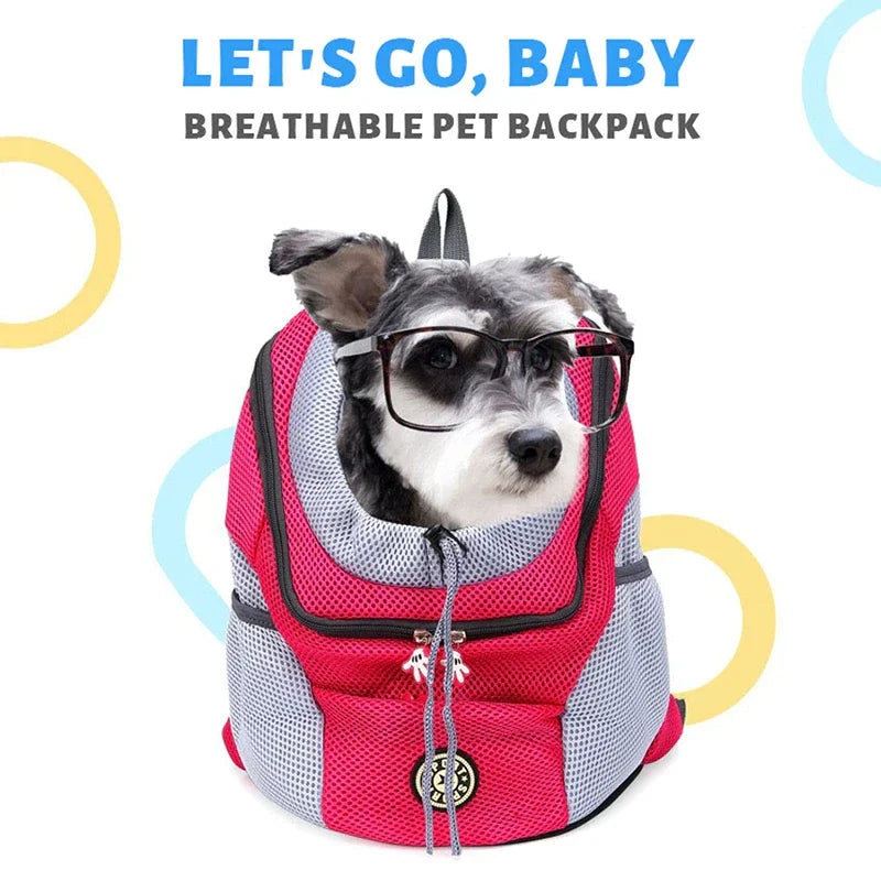 Pet Shoulder Bag Cat Dog Portable Chest Backpack -Veeddydropshipping-01