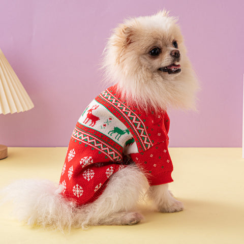    PetSweaterChristmasTreeElkChristmasDogSweater-Veeddydropshipping-1