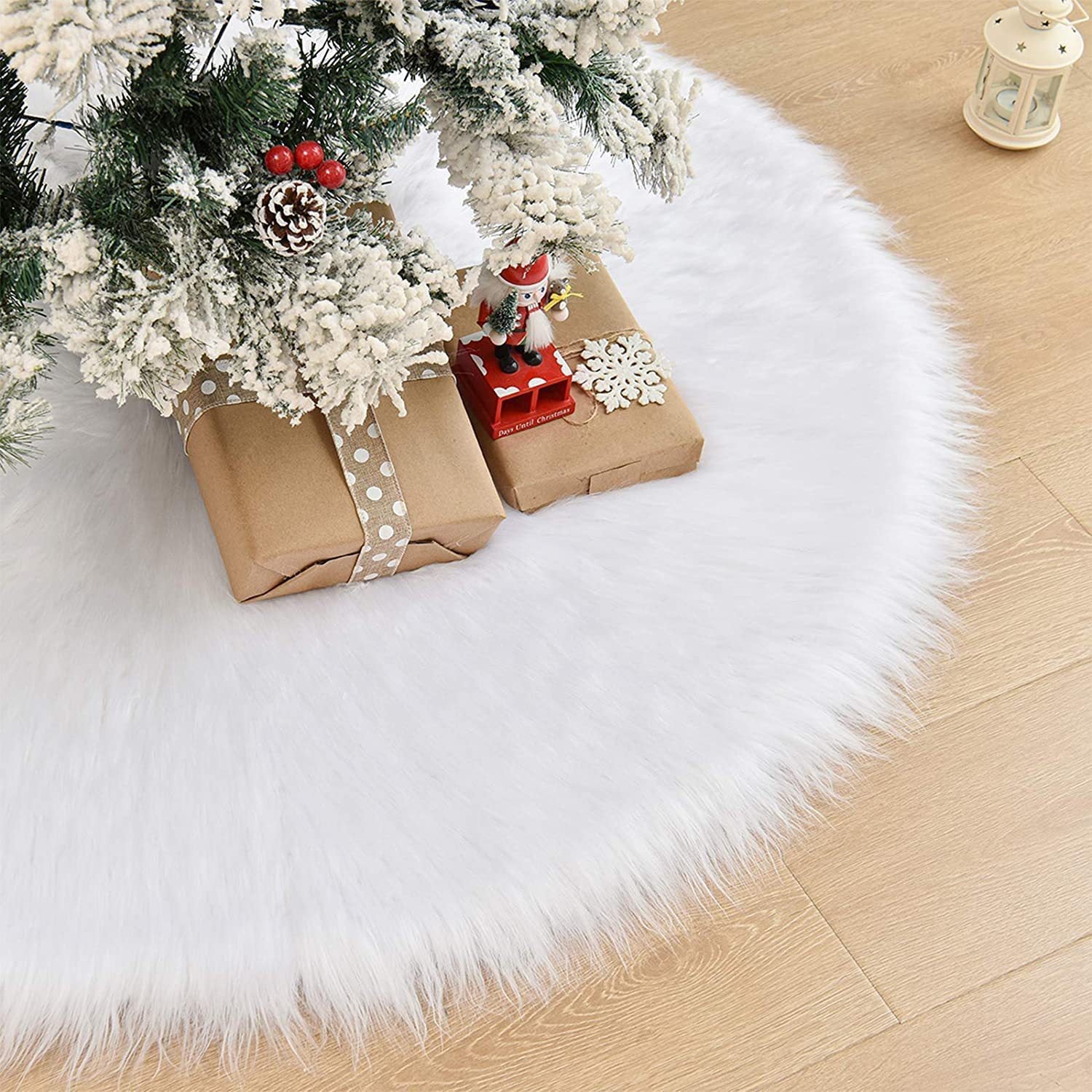    PlainWhitePlushChristmasTreeSkirtDecorativeBaseTreeSkirt-Veeddydropshipping-2