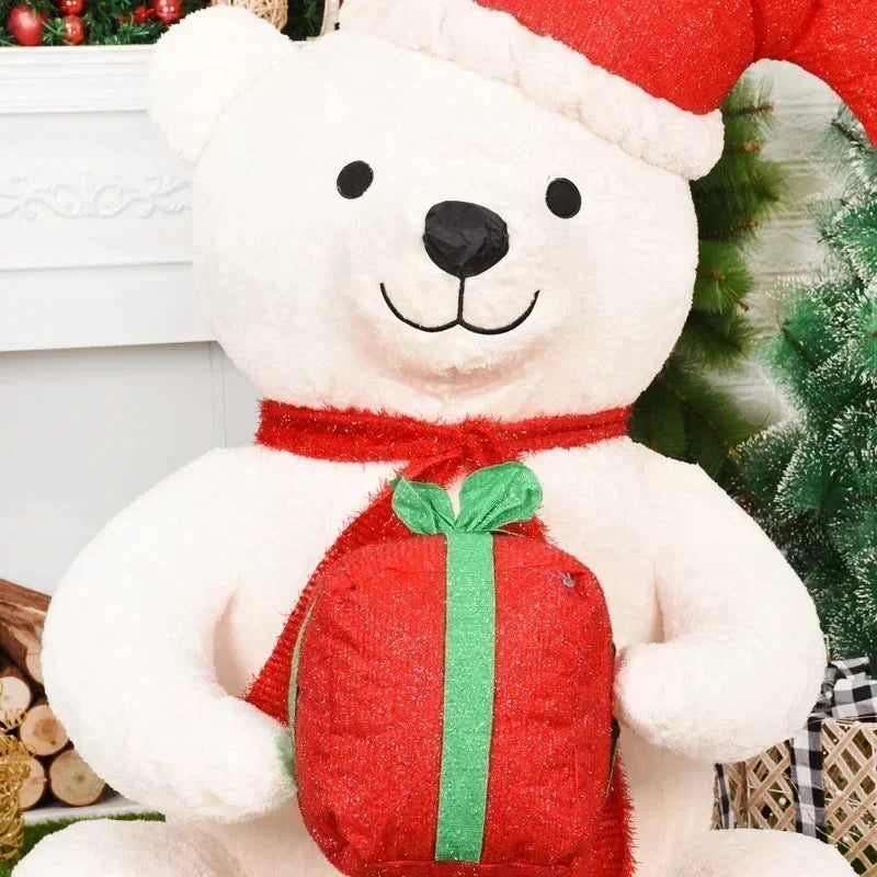 PlushLEDLightsChristmasHatPolarBearKidsToys-Veeddydropshipping-2