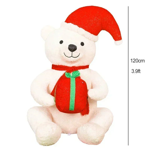 PlushLEDLightsChristmasHatPolarBearKidsToys-Veeddydropshipping-4